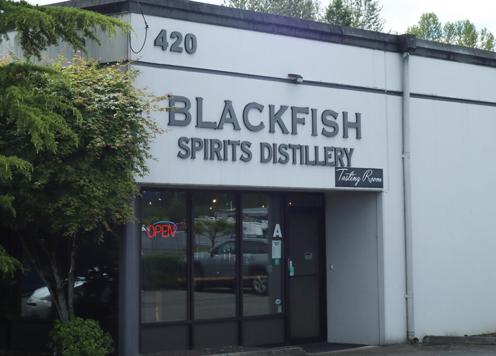 blackfish distillery exterior